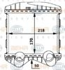 BEHR HELLA SERVICE 8ML 376 723-021 Intercooler, charger